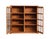 2020s Mission Solid Oak Double Door Bookcase - Michael's Cherry For Sale - Image 5 of 11