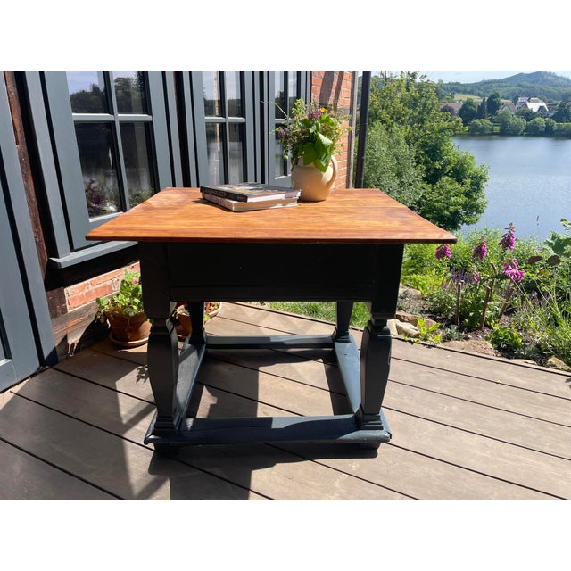Painted Table in Wood For Sale - Image 12 of 18