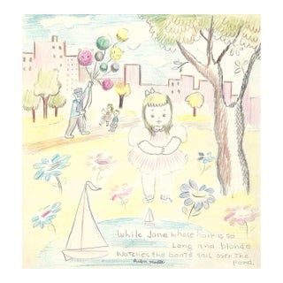 Helen Malta Children's Book Illustration For Sale