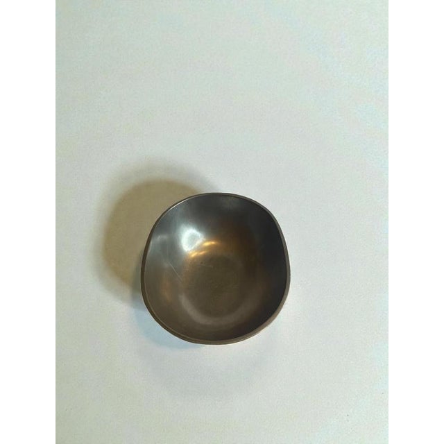 1960s Swedish Modern Pewter Bowl by Edvin Ollers for Schreuder & Olsson, 1966 For Sale - Image 5 of 8