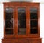 19th Century Antique English Victorian Flame Mahogany Library Bookcase For Sale - Image 3 of 18