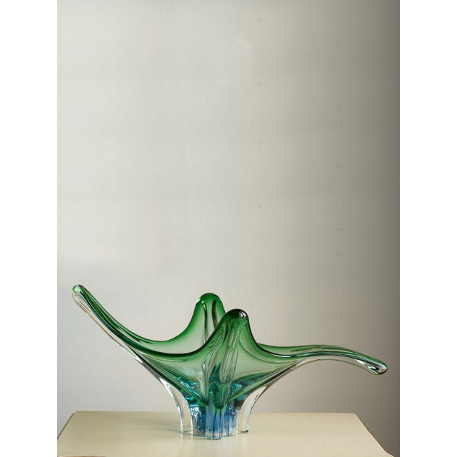 Murano Sommerso Glass Centerpiece, 1960s For Sale - Image 8 of 10