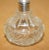 Art Deco Antique Sterling Silver Perfume Bottle in Cut Glass Crystal, 1929 For Sale - Image 6 of 11