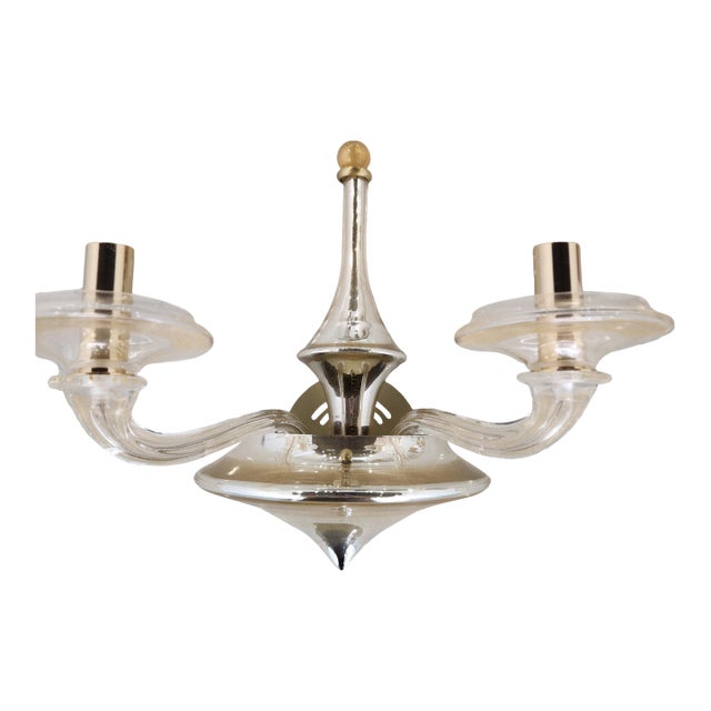 1980s Murano Glass Wall Light For Sale