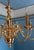 Polished Brass 8-Arm Chandelier For Sale - Image 3 of 6