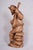 French Artist, Original Neo-Rococo Statuette of Lutenist, 1840s, Lacquered Pear Wood For Sale - Image 9 of 18