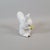 Vintage Italian White Glazed Terracotta Squirrel Figurine For Sale In Raleigh - Image 6 of 10