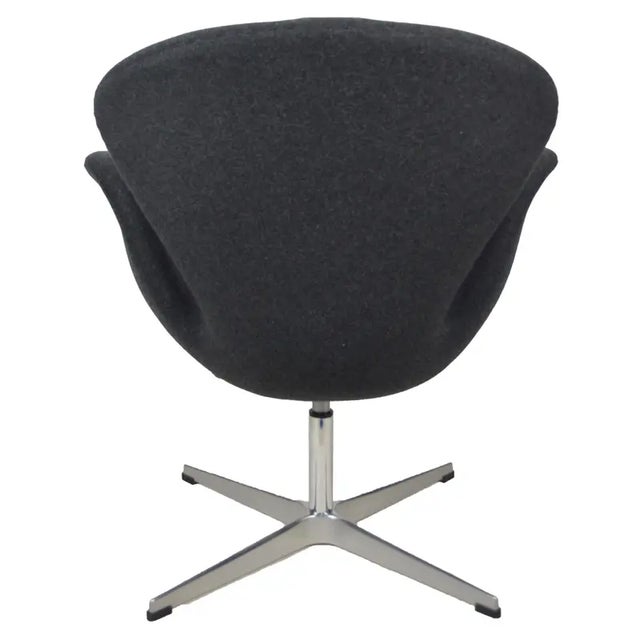 Mid-Century Modern Modern Lounge Chair W Metal Star Base For Sale - Image 3 of 5