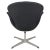 Mid-Century Modern Modern Lounge Chair W Metal Star Base For Sale - Image 3 of 5