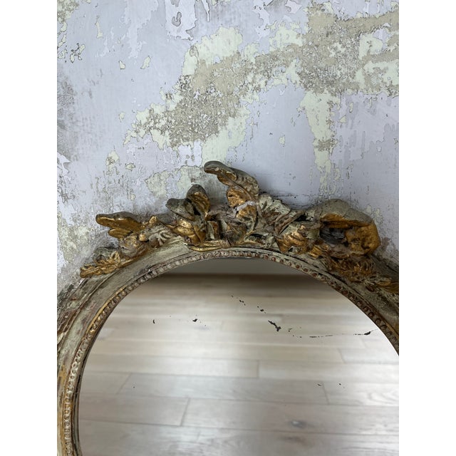 French Wooden Mirror For Sale - Image 10 of 15
