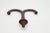 Vintage Double Arm Cast Iron Ceiling Screw Mount Hook For Sale - Image 4 of 4