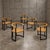 Wood Italian Achillea Chair by Tito Agnoli for Ycami Collection, 1970s, Set of 6 For Sale - Image 7 of 8