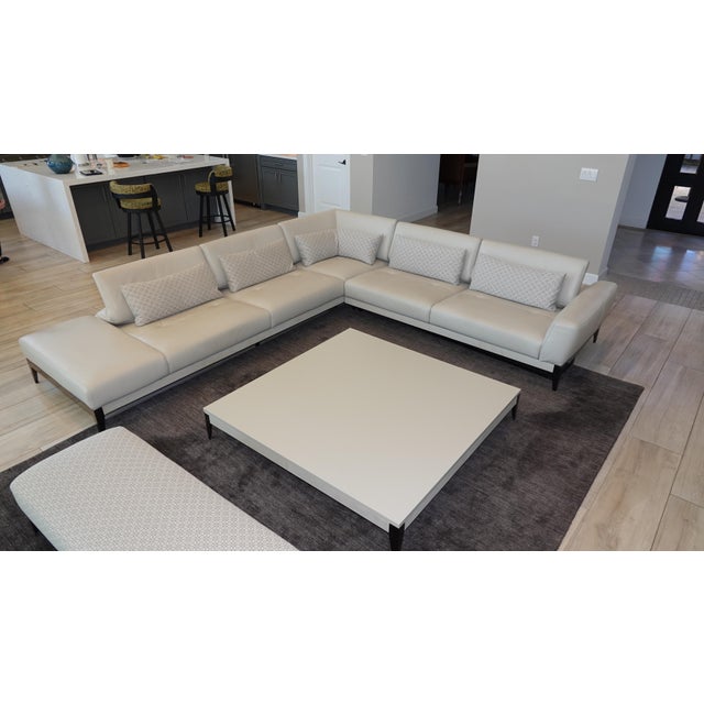 Roche Bobois "Connexe", Large Rectangular Ottoman (Pouffe) For Sale In Phoenix - Image 6 of 13