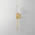 Maritime meets modern style in the Alburgh sconce. The clean single-light design features an elongated silhouette accented...