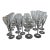 Baccarat Crystal Stemware - Set of 25 For Sale