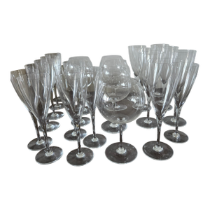 Baccarat Crystal Stemware - Set of 25
