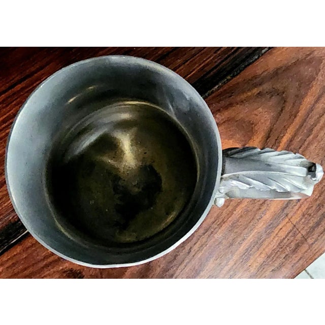 Rand Vintage English Pewter Tankard Mug For Sale - Image 9 of 13