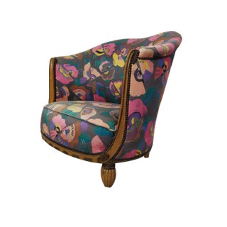 Large Art Deco Armchair For Sale