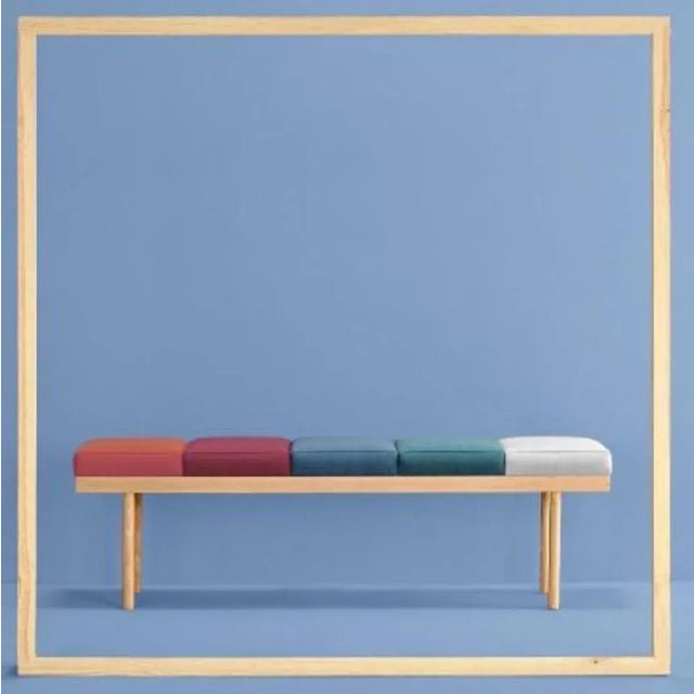 Contemporary Valentino Bench by Pepe Albargues For Sale - Image 3 of 4