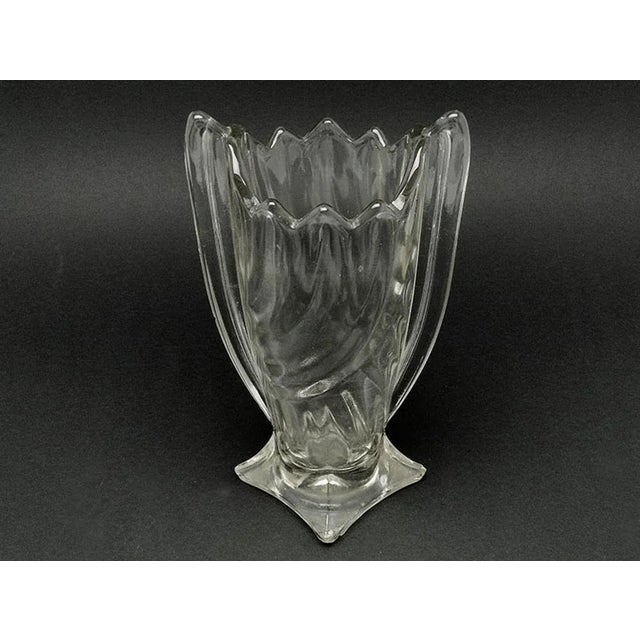 Art Deco Vase from Hortensja Glassworks, Poland, 1930s For Sale - Image 9 of 9