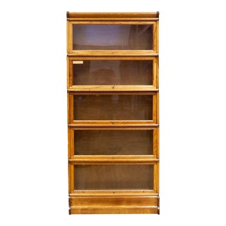 Early 20th C. Globe-Wernicke 5 Stack Lawyer's Bookcase C.1900-1910 For Sale