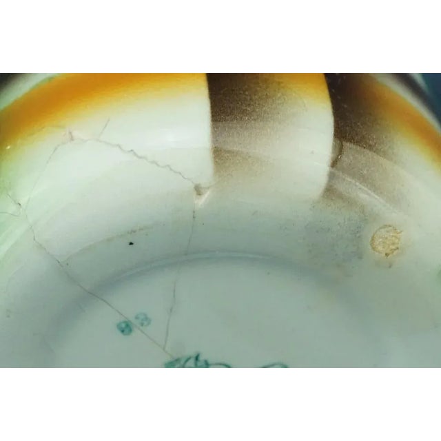 20th Century Futurist Ceramic Vase with Airbrush Decorations by the Galvani Factory for Director Angelo Simonetto, Italy, 1920s For Sale - Image 13 of 15