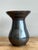 Coffee Vintage Original Studio Pottery Striped Rim Vase For Sale - Image 8 of 12