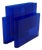 Blue Acrylic Glass Magazine Rack by Giotto Stoppino for Kartell, 1970s For Sale