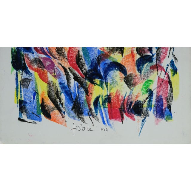 Françoise Galle, Sunrise, Pastel For Sale - Image 6 of 7