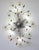 1970s Italian Large Size Gold and Transparent Murano Glass Wall Light or Ceiling Light Flower For Sale - Image 16 of 17