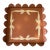 Late 20th Century Hand Painted Scalloped Bow Tray For Sale
