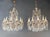 Rococo Antique French Italian Crystal Chandeliers Brass Rococo Style Restored - a Pair For Sale - Image 3 of 11