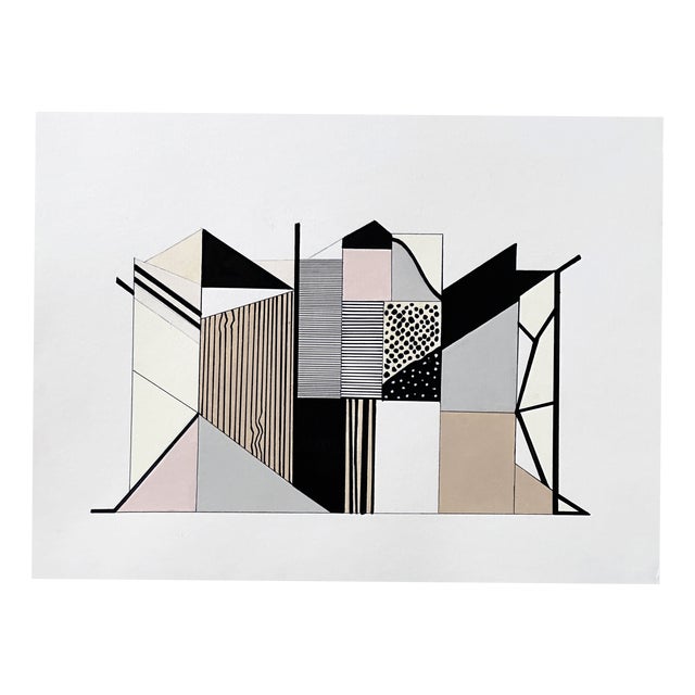 Amanda Andersen, Edifice I, 2024, Ink on Paper For Sale