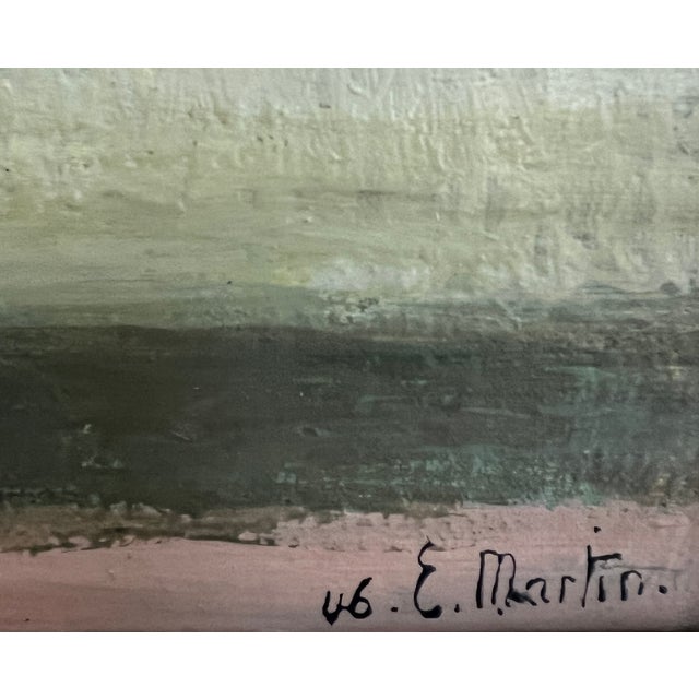 Eugène Louis Martin, The Villa, 1946, Oil on Canvas, Framed For Sale - Image 3 of 13