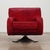 A bold statement in Space Age luxury and materials, this robust lounge chair features an overstuffed, enveloping barrel...