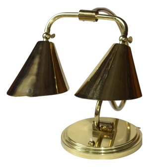 Large Gilded Table Lamp by Alberto Bianchi, 1980s