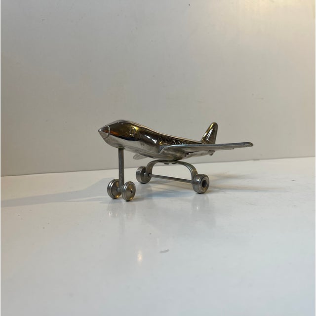 Metal Vintage Boeing Air Plane Desk Ornament, 1970s For Sale - Image 7 of 12