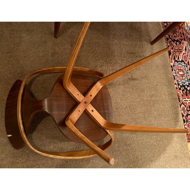 Mid 20th Century Plycraft "Pretzel" Bentwood Dining Chairs With Arms For Sale In New York - Image 6 of 18
