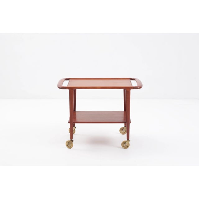 Wood Mid-Century Trolley by Niels Otto Møller for J.L. Møllers For Sale - Image 7 of 7