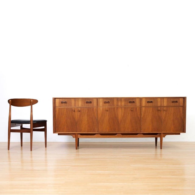 Wood Mid Century Rosewood Credenza by McIntosh For Sale - Image 7 of 9