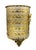 Mid 20th Century Vintage Brass Filigree Wastebasket With Rose Motif & Acrylic Liner – Hollywood Regency / Romantic For Sale - Image 5 of 14