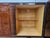 Mid-Century Mahogany-Paneled Sideboard with Glass Top and Brass Handles, 1960 For Sale - Image 14 of 18