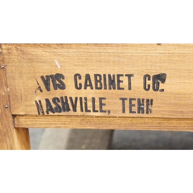Davis Cabinet Co. Italian Neoclassical Style 70" Adriano Cherry Triple Door Dresser 502 For Sale - Image 17 of 17