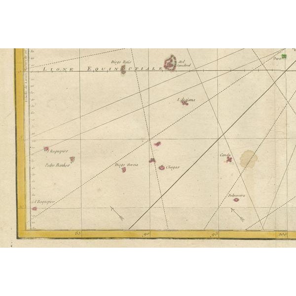 Late 18th Century Masterpiece Maps of the Indian Ocean, 1770, Set of 2 For Sale - Image 5 of 11