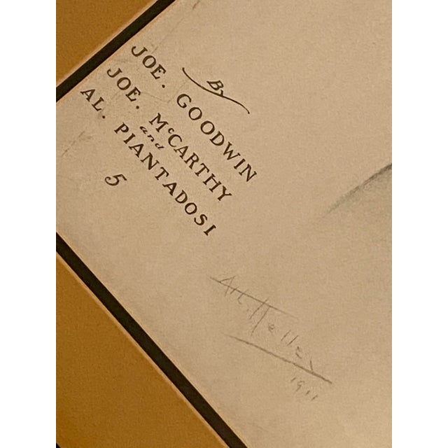 1910s 1911 "That's How I Need You" Sheet Music, Framed For Sale - Image 5 of 8