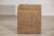 Vintage Rattan Over Wood Storage Basket with Removable Lid and Side Handles For Sale - Image 4 of 17
