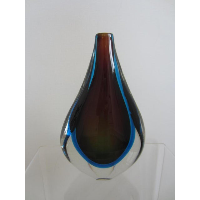 Large Murano Sommerso Vase by Flavio Poli, 1960s For Sale - Image 6 of 9