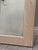 Mid 20th Century Antique Raised-Panel Farmhouse Mirror — Chippy Greige Paint, Beveled Glass, Heavy Solid Wood For Sale - Image 5 of 6