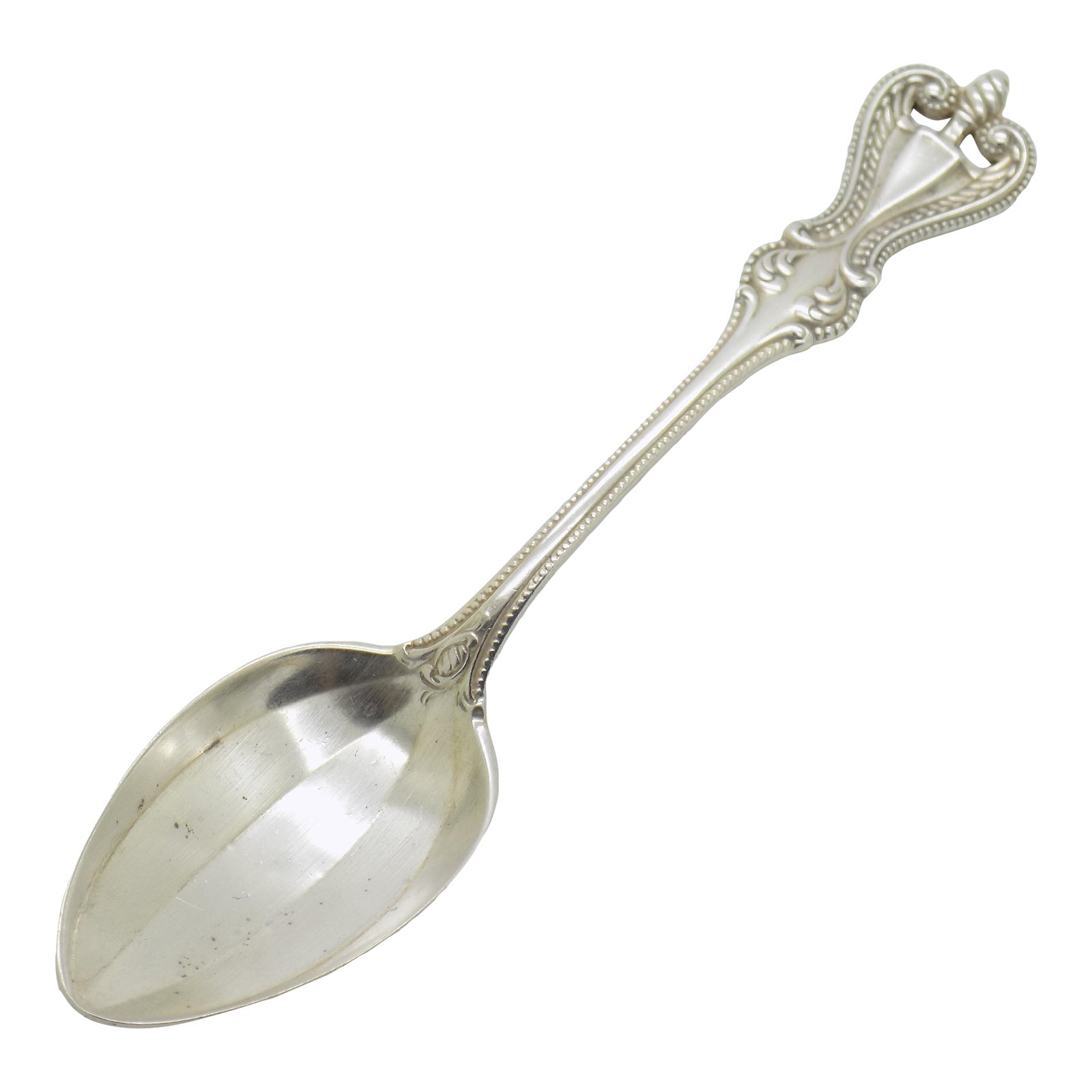 Vintage British Sterling Silver 925 Elegant Spoon Engraved 