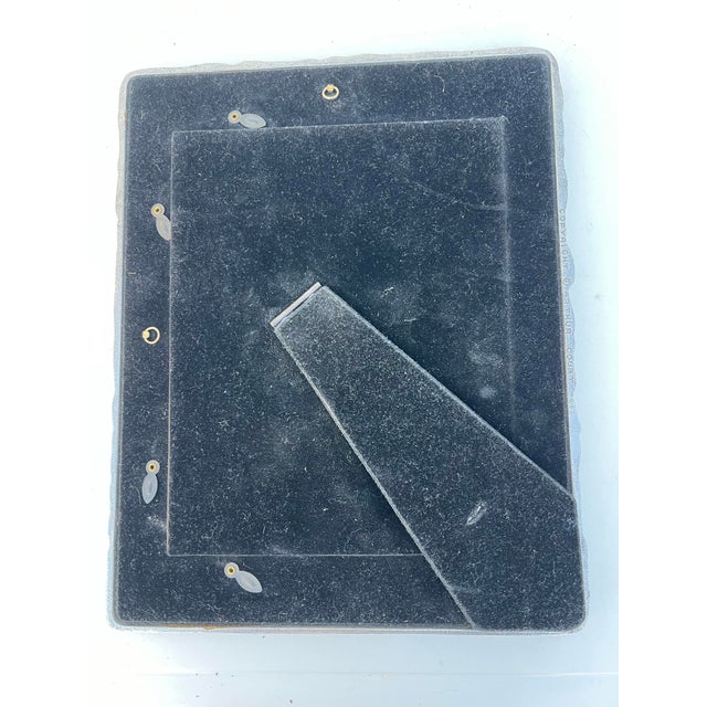 Arthur Court Vintage Pewter Picture Frame With Wild American Eagle Birds For Sale - Image 4 of 7